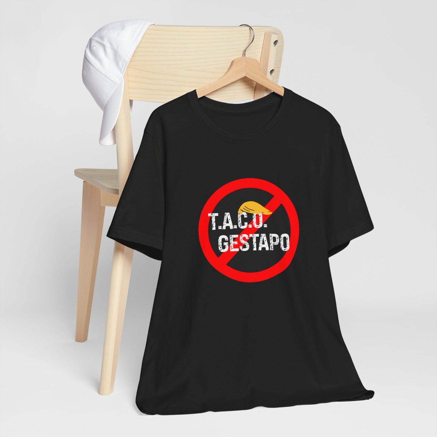 Trump Always Chickens Out TACO Gestapo Anti-ICE Protest Graphic Tee - Unisex Shirt, Activism Apparel, Statement Clothing
