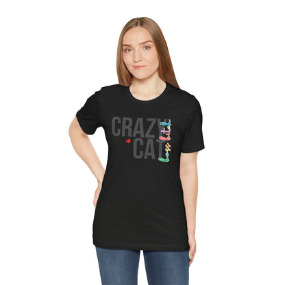 Crazy Cat Boss Bitch Lady Lover Unisex T-Shirt, Fun Cat Tee, Gift for Cat Owners, Cute Cat Shirt, Pet Lover Apparel, Cat Themed Clothing