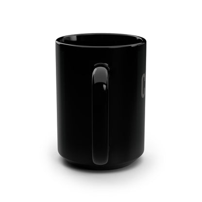 Funny Crazy Cat Boss Bitch Lady Mug - 15oz Black Ceramic, Perfect for Cat Lovers, Bosses, Bad-asses, and Empowered People