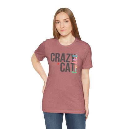 Crazy Cat Boss Bitch Lady Lover Unisex T-Shirt, Fun Cat Tee, Gift for Cat Owners, Cute Cat Shirt, Pet Lover Apparel, Cat Themed Clothing