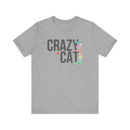 Crazy Cat Boss Bitch Lady Lover Unisex T-Shirt, Fun Cat Tee, Gift for Cat Owners, Cute Cat Shirt, Pet Lover Apparel, Cat Themed Clothing