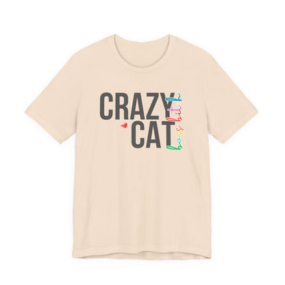 Crazy Cat Boss Bitch Lady Lover Unisex T-Shirt, Fun Cat Tee, Gift for Cat Owners, Cute Cat Shirt, Pet Lover Apparel, Cat Themed Clothing