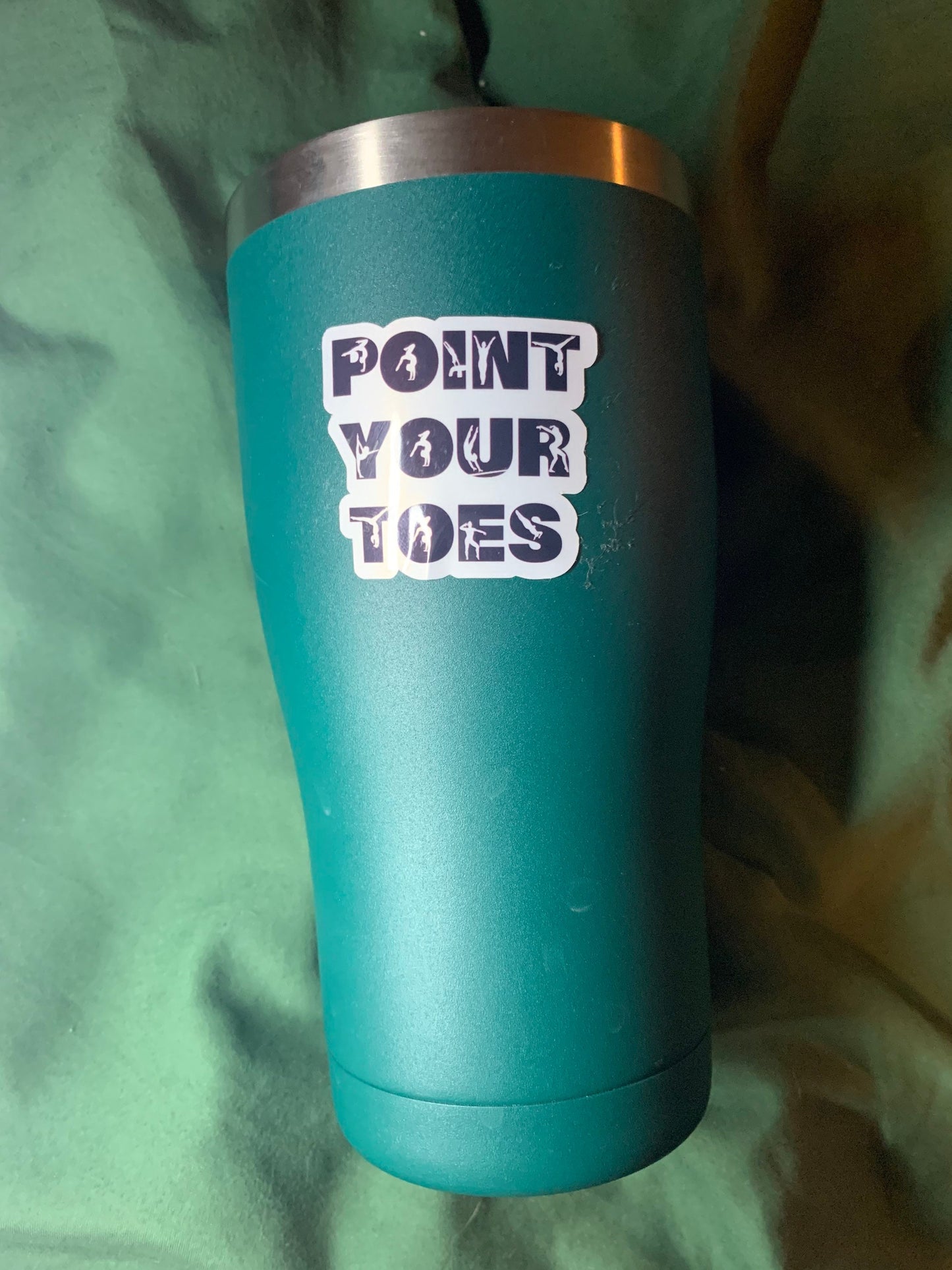 Gymnastics Point Your Toes Sticker (2)