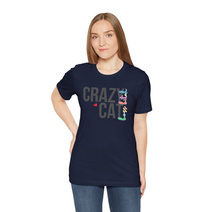 Crazy Cat Boss Bitch Lady Lover Unisex T-Shirt, Fun Cat Tee, Gift for Cat Owners, Cute Cat Shirt, Pet Lover Apparel, Cat Themed Clothing