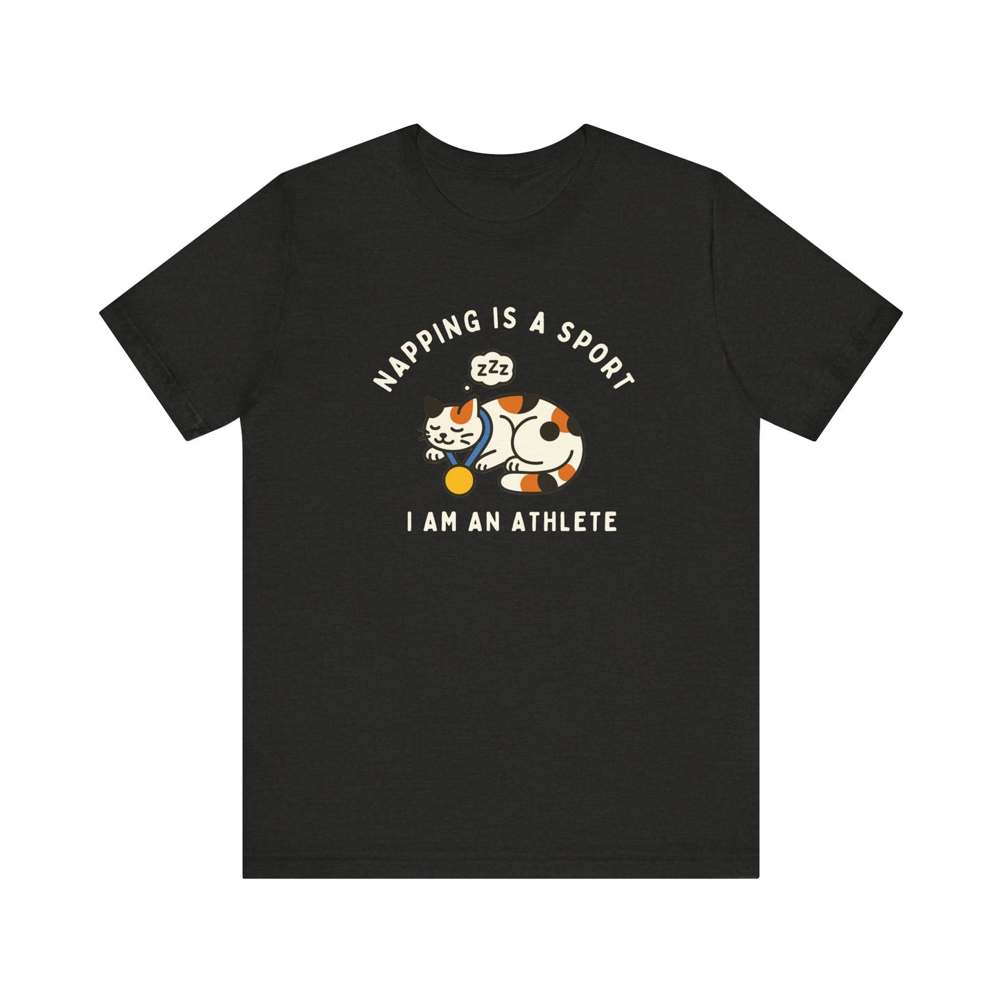 Nap Lovers Unisex Tee | Napping is a Sport | Funny Cat Shirt, Pet Lover Gift, Relaxation T-Shirt, Gift for Cat Owners