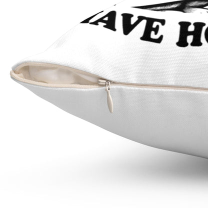 God Forbid Women Have Hobbies [Destroying the Patriarchy} Square Throw Pillow Feminist, Women's Rights Decor, 3 Sizes