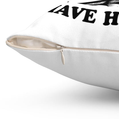 God Forbid Women Have Hobbies [Destroying the Patriarchy} Square Throw Pillow Feminist, Women's Rights Decor, 3 Sizes